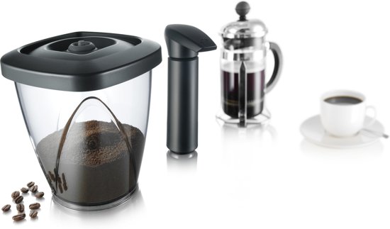 Tomorrow's Kitchen Vacuüm Koffiebewaardoos - 500 g - inclusief pomp