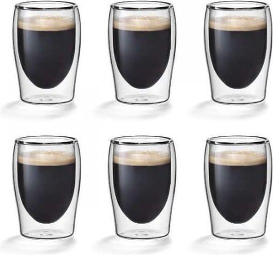 Isoglas espressoglas - set van 6