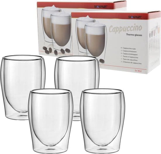 Scanpart Cappuccino Thermo glazen 30 cl