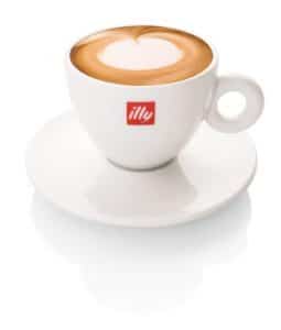 Illy cappucino kop met schotel