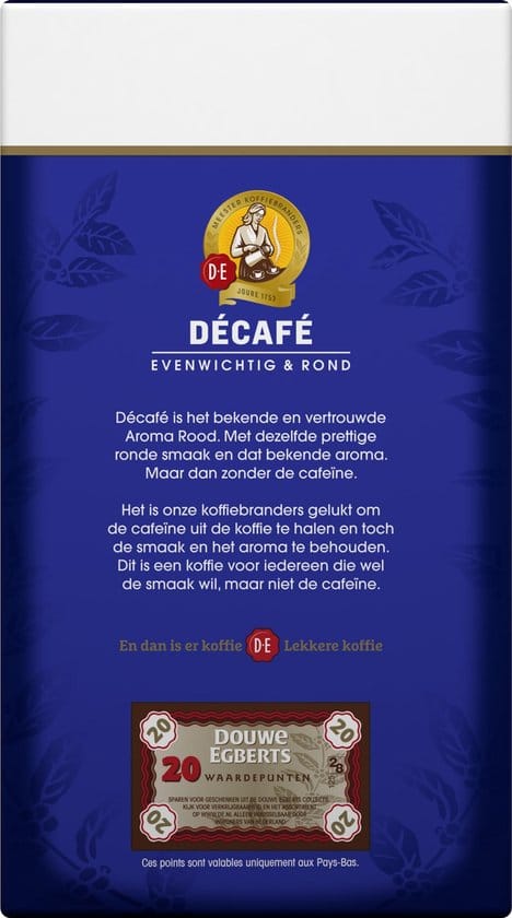 Douwe Egberts cafeïnevrij