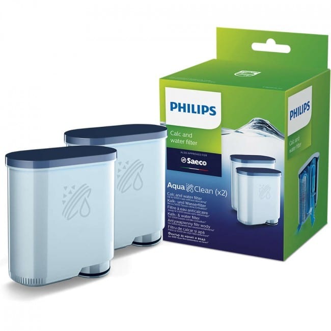 PHILIPS SAECO AquaClean Waterfilter - 2 stuks PHILIPS SAECO AquaClean Waterfilter - 2 stuks