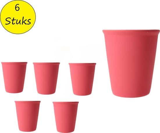 Present Time Cappuccino kop - set van 6 Present Time Cappuccino kop - set van 6