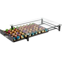 KitchenBrothers Glazen Capsule Houder met Lade KitchenBrothers Glazen Capsule Houder met Lade