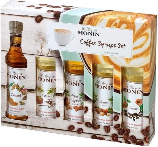 Monin Koffie siropen – giftbox Monin Koffie siropen – giftbox