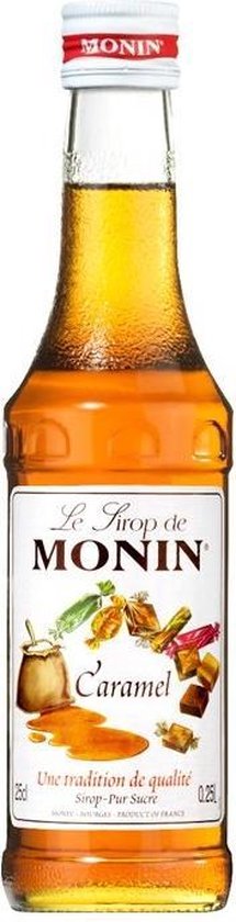 Monin koffie siroop karamel smaak - barista kwaliteit - 25cl Monin koffie siroop karamel smaak - barista kwaliteit - 25cl