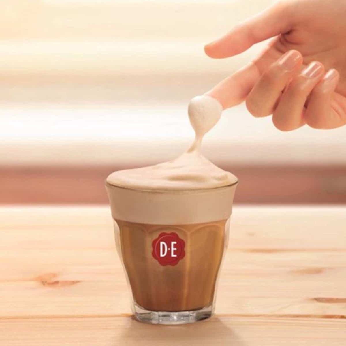 Latte macchiato oploskoffie Latte macchiato oploskoffie