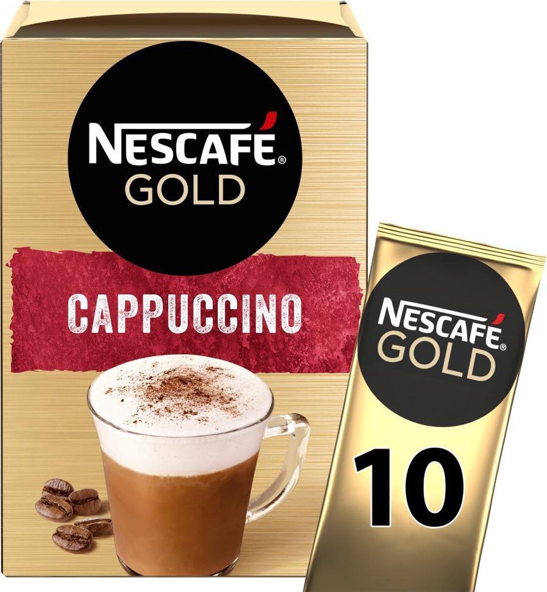 Oploskoffie cappuccino Oploskoffie cappuccino