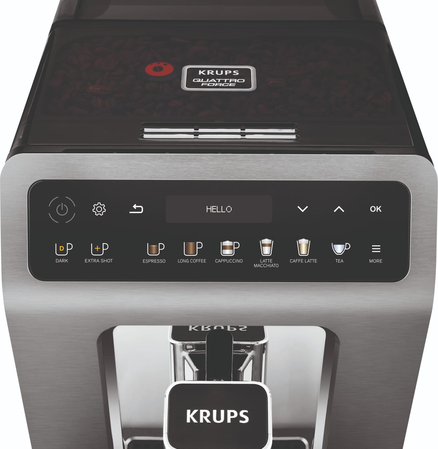 Krups E894T Evidence Plus display Krups E894T Evidence Plus display