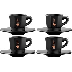 Bialetti Perfetto Espresso Kopjes en Schotels