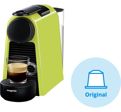 Magimix Nespresso Essenza Mini Limoengroen