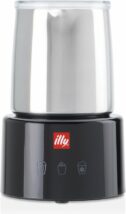 illy - Melkschuimer zwart/RVS