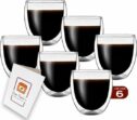 Oom Paulie's Espressoglazen set - 6 stuks